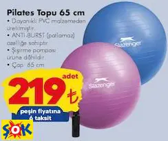 SLAZENGER PİLATES TOPU 65 CM